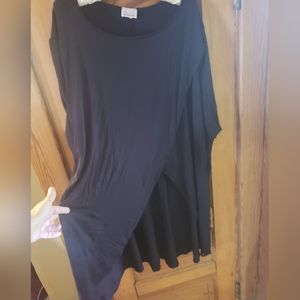 Swak  shirt 4x wrap front black could be for nursing